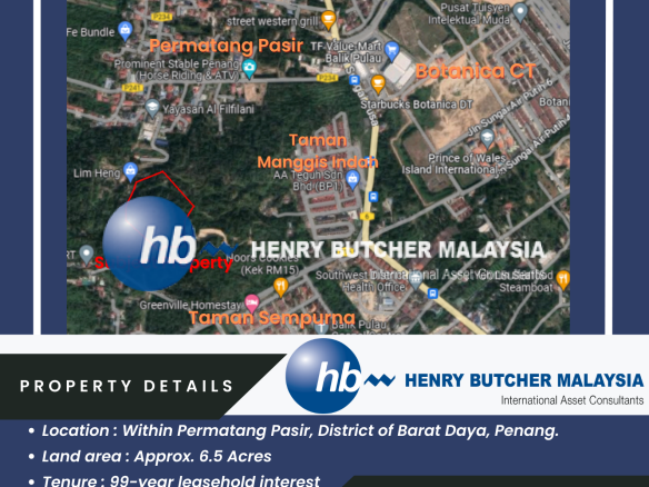 Balik Pulau Land *For Sale by Tender*